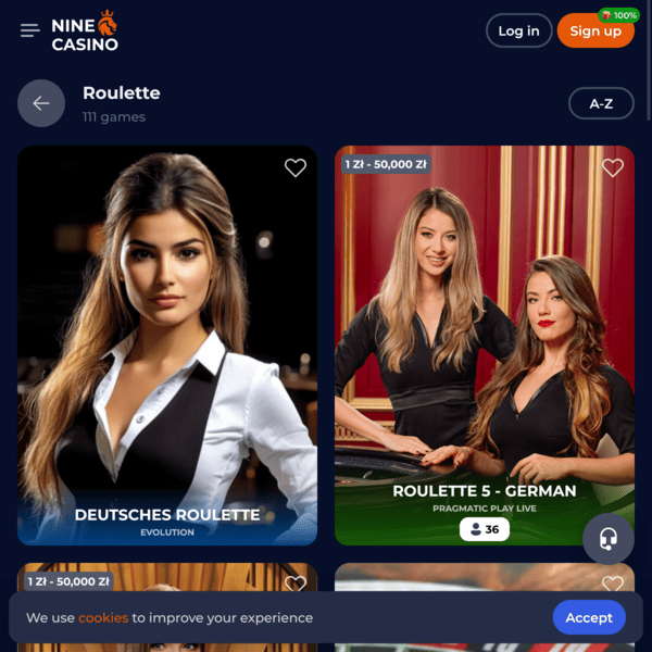 Roulette Collection Nine Casino