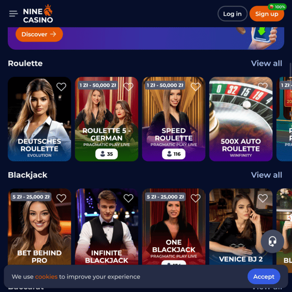 Roulette Games Nine Casino